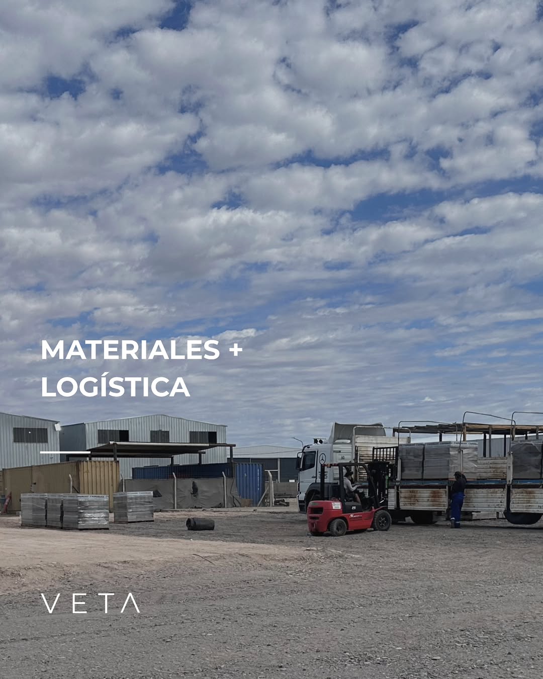 Materiales + logística.